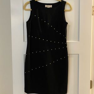 NWT MICHAEL Michael Kors dress in black and gold.